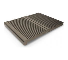 Ступень Groentec 320-30-3000 мм, полнотелая, брашированная, венге SFWB 320-30-3000 