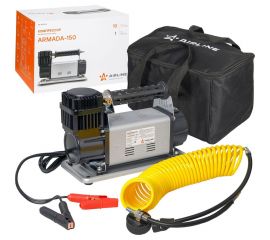 Компрессор Airline ARMADA-150 в сумке, шланг-гармошка 8 м CA-030-04 