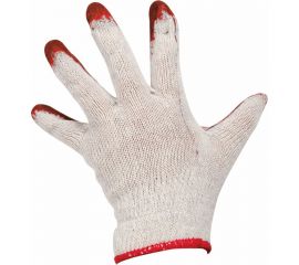 Хозяйственные перчатки с латексным покрытием Park EL-S001, цвет синий/оранжевый, 001060 