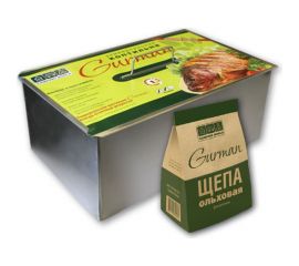 Универсальная коптильня Camping World Gurman размер L, 2 яруса 138206 