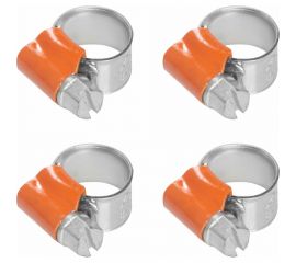 Червячные усиленные хомуты Airline 8-12/9.7 мм W1, оцинк., комплект 4 шт AHC-SK-02 