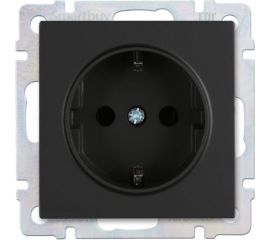 Розетка Smartbuy с заземлением 16А черная Нептун SBE-05b-16-S1-Z 