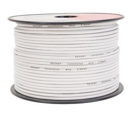 Провод ПГВА REXANT 1х2.50 кв.мм, белый, бухта 100 м 01-6541 