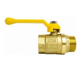 Шаровой кран STI для газа Ду15 Ру16 муфтовый (штуцер-муфта) рычаг D170-00046 