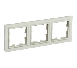 3-местная рамка IEK Brite ру-3-бркр бежевый BR-M32-K10 