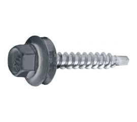 Кровельный саморез SWFS ZP, 4.8х28 мм, 4 шт., пакетик тов-091770 