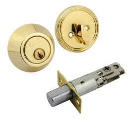 Врезной замок НОРА-М D1 золото кл./фикс. 8943 