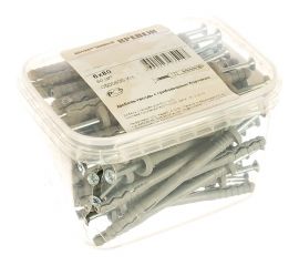 Дюбель-гвоздь с грибовидным бортиком Качественный КРЕПЕЖ 60 штук 0500635 КЧ 