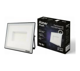 Светодиодный прожектор RITTER серия PROFI 230В 70 Вт 4000К 7000Лм IP65 черный 53418 5 