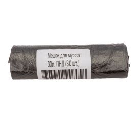 Мешок для мусора 30 л, ПНД, 30 шт в рулоне ООО Дом Плёнки Самара 4603302908058 