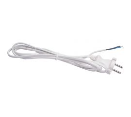 Шнур для бра ЭРА UXШВВП2x0,75 1,8mW, 1,8м ШВВП 2x0,75мм2 белый Б0051341 