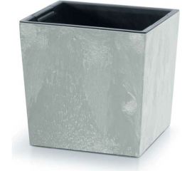 Кашпо с вкладышем Prosperplast DURS300LE 422U Кашпо URBI SQUARE LOW EFFECT 295х295х295 мм, бетон 067037 
