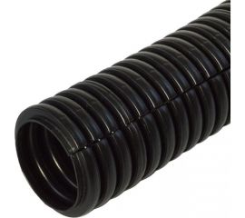 Гофрированная труба Промрукав ПП лёгкая 350 Н безгалогенная HF разрезная черная д32 25м PR02.0066 