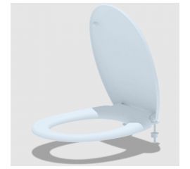 Сиденье для унитаза с крышкой АНИ пласт WS0200 