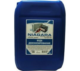 Вода деионизированная 20 л NIAGARA 1027000013 