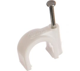 Пластиковая круглая скоба с гвоздем FORTISFLEX СПК 12 20шт 49463 