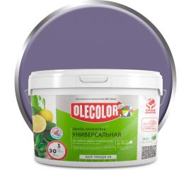 Акриловая эмаль OLECOLOR полуглянцевая, сиреневый, 2 кг 4300002557 