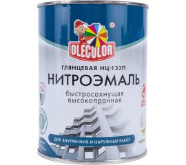 Эмаль OLECOLOR НЦ-132П желтый, 0.7 кг 4100000054 