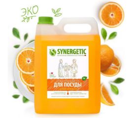 Средство для мытья посуды SYNERGETIC СОЧНЫЙ АПЕЛЬСИН 5 л 4623722258335 103502 