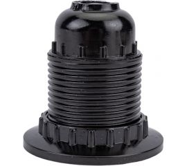 Патрон General Lighting Systems GLH-E27-CAR-H-B-R карболитовый, Е27 подвесной с кольцом черный 474003 