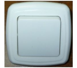 Двухклавишный выключатель ООО Ливны-Электро скрытой установки С2-006 УХЛ 4 белый ВСП 16 