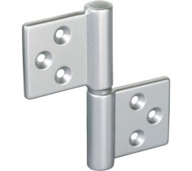 Карточная петля MORELLI CH-R 85x82 SC с круглой осью разобранная, цвет матовый хром 9012498 