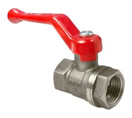 Шаровой для воды VALFEX 3/4"" ВР/ВР рычаг, никелированная латунь 11Б27фт1М VF.214.NR1.034.Bir 