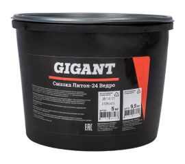 Смазка Gigant Литол-24, 5 кг ведро grf-110 