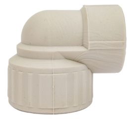 Угольник комбинированный с внутренней резьбой VALFEX PP-R серый, 25 мм х3/4"", 90 градусов 10125025Г 127-0488 