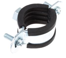 Хомут с винтовым креплением Стройбат 3/4" 25-28 мм белый цинк 6 шт. 308840 