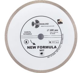Диск алмазный отрезной Сплошной New Formula (300х25.4 мм) TRIO-DIAMOND W408 