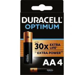 Батарейки Duracell Optimum щелочные, размера АА, 4 шт., Б0056020 