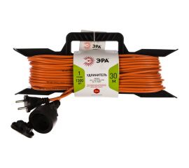 Силовой удлинитель ЭРА UFx-1-2x0.75-30m-IP44 на рамке, без заземления, 1 гнездо, 30м, ПВС 2x0.75 Б0046822 