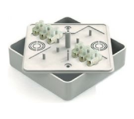 Распределительная коробка GREENEL с клеммной колодкой 100х100х44мм БЕЛАЯ GE41222-01 