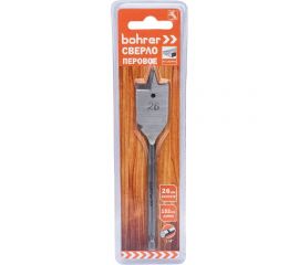 Сверло перовое по дереву (26х152 мм) BOHRER 31726152 