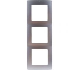 Рамка ЭРА 12-5003-03 на 3 поста, алюминий Б0014763 