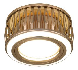 Светильник Gauss Backlight BL096 Кругл. Золото/Белый, Gu5.3, 3W, LED 3000K 1/30 