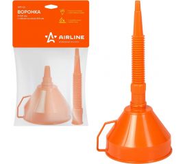 Воронка D-160 мм, гибкий носик, 360 мм, латунная сетка, в пакете с навершием Airline APF-03 