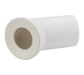 Отвод для унитаза SINIKON ПП D 110x45 (белое кольцо) PU.110045.W.R 