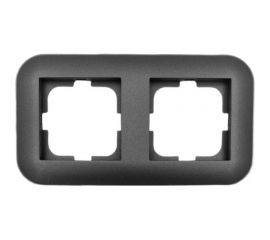 2-постовая рамка OVIVO Loft дымчатый 404-110011-226 