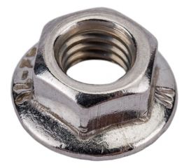 Шестигранная гайка с фланцем и насечками DINFIX DIN 6923, нерж. А2, М5, 10 шт. 00-00002661 