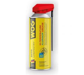 Алюминиевая высокоадгезионная термостойкая (до +600С) противозадирная смазка WOG с профессиональным распылителем 2 в 1, 520 мл WGC0321 