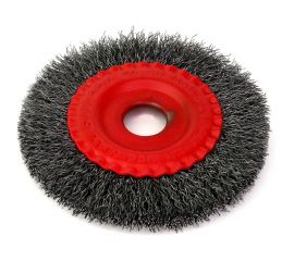 Щетка дисковая 125x8х22.2 мм, гофрированная сталь 0.35 мм для УШМ SIT 2499 