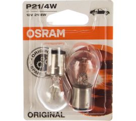Автолампа OSRAM P21/4W BAZ15d 2шт 12V 1,10 7225-02B 