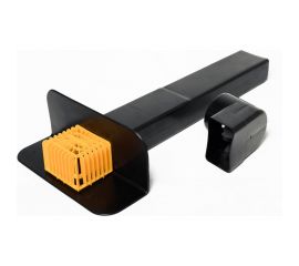 Парапетная прямоугольная (скапер) воронка Татполимер ТП-01.П.ПП черная 30662 