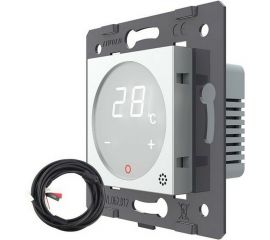 Сенсорный терморегулятор пола LIVOLO с внешним датчиком, серый (механизм) VL-FCQ1-2IPS72 