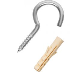 Крюк-шуруп ЕВРОПАРТНЕР Zn d4,2хL50 мм 6 шт. 13 0627 4 