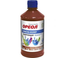Тонирующая краска - колер ОРЕОЛ лесной орех, 0.725 кг 5703 