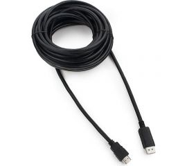 Кабель HDMI-DisplayPort Cablexpert, 10м, 20M/19M, черный, экранированный, пакет, CC-DP-HDMI-10M 