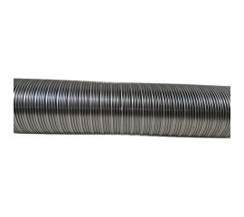 Газоход гибкий гофрированный 150 мм, L 1 м, нержавеющая сталь, до 700 градусов ВИЕНТО 150ВС-1 